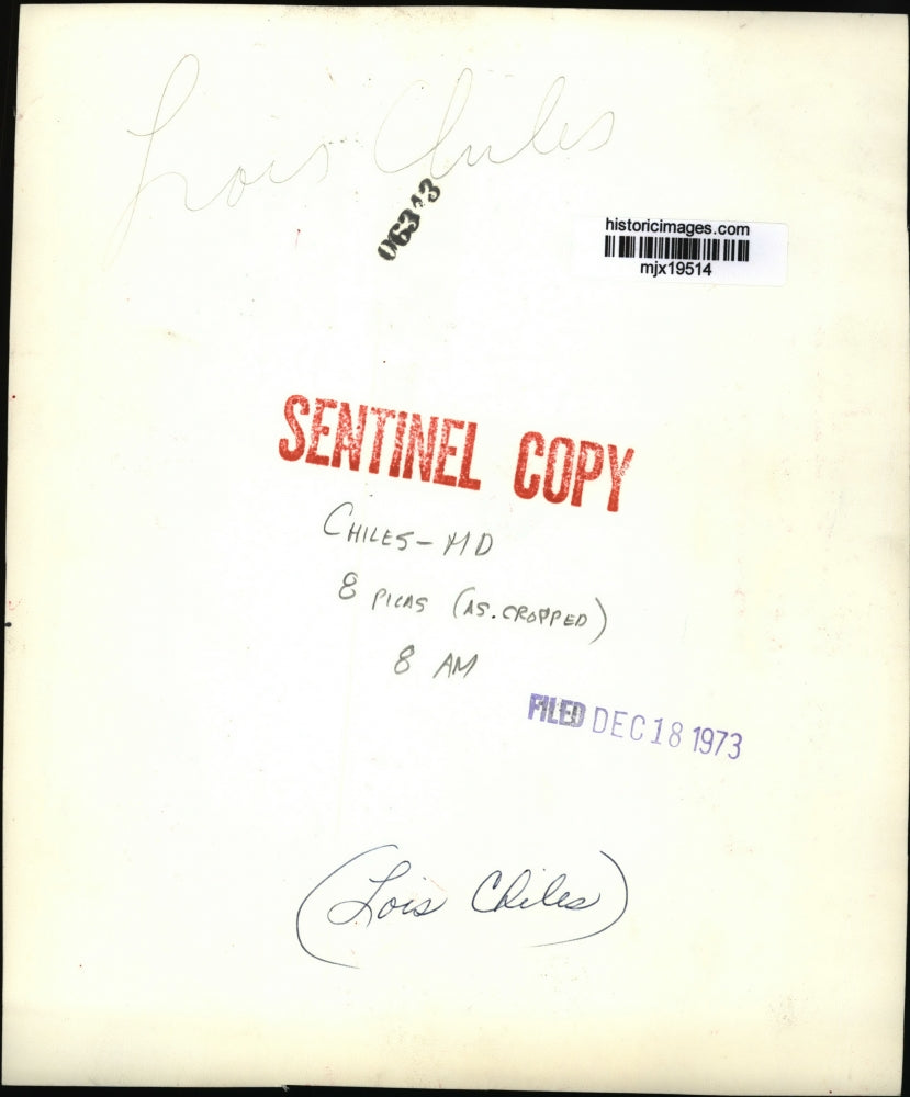 1973 Press Photo Lois Chiles - mjx19514