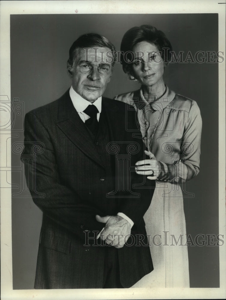 1914 Press Photo Richard Basehart and Eva Saint in The First Woman President
