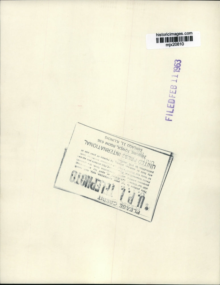 1963 Press Photo Tony Curtis with his bride, Christine Kaufmann in Las Vegas