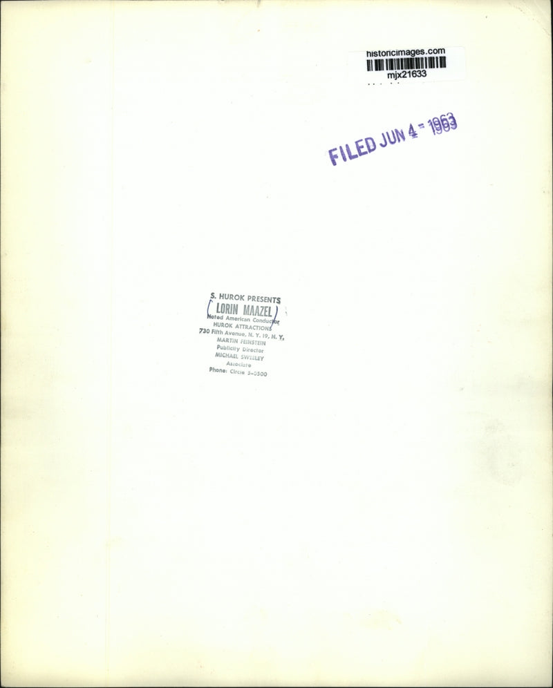 Load image into Gallery viewer, 1963 Press Photo Lorin Maazel, noted American Conductor - mjx21633
