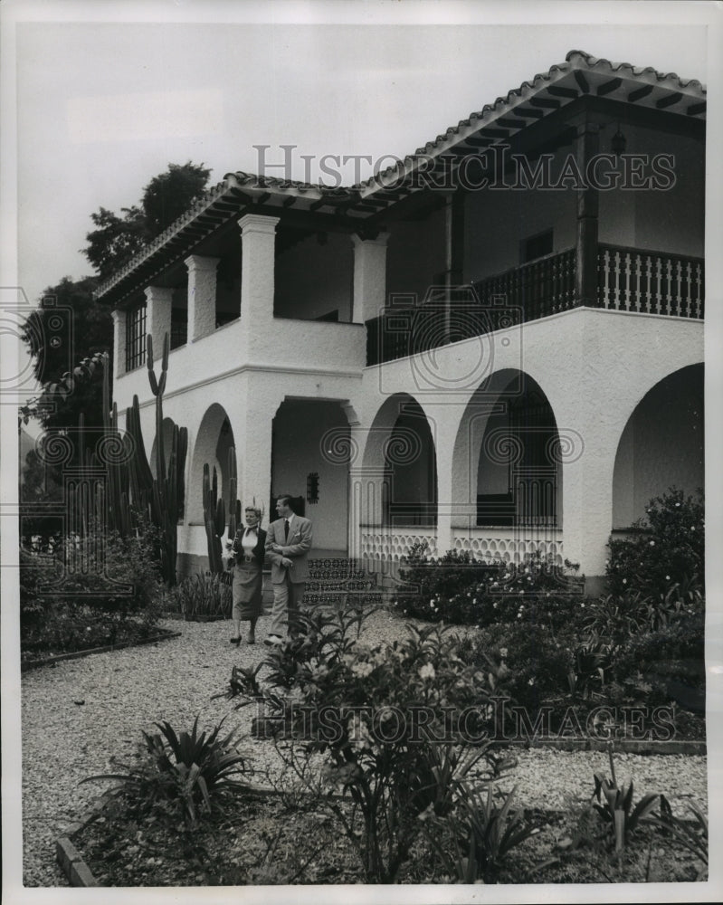 1951 Press Photo President Ospina-Perez's home in Medellin, Colombia - mjx21723- Historic Images