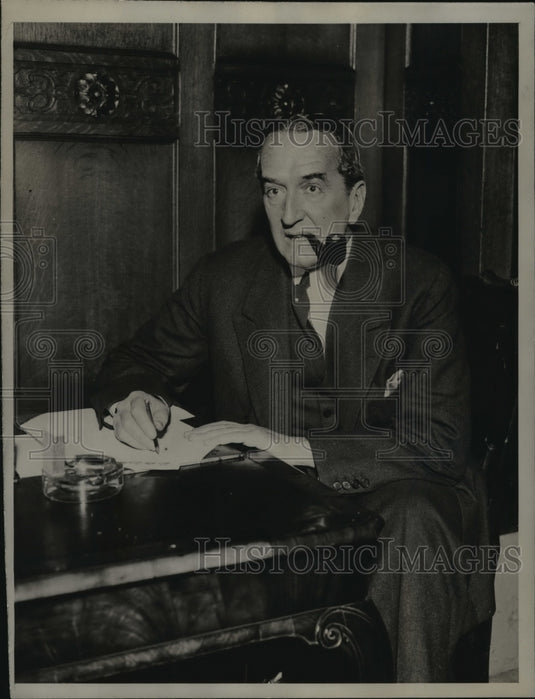 1932 Press Photo Stanley Bruce, head of Australian delegation-British Conference