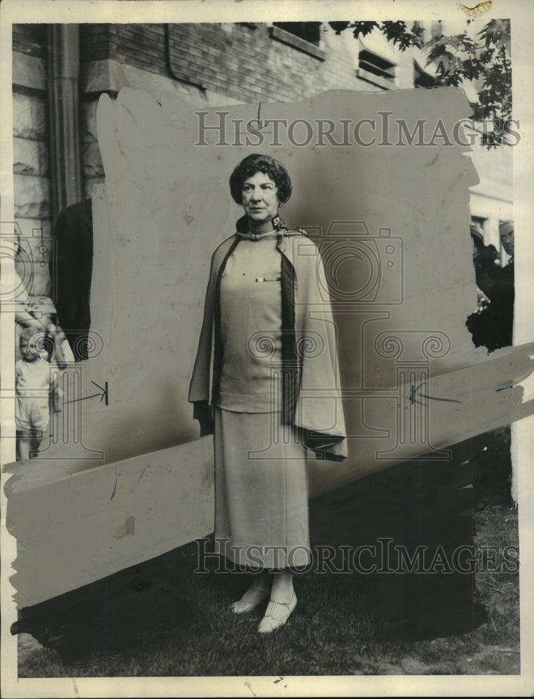 1933 Press Photo Evangeline Booth-Sweden Honors Salvation Army Commander.