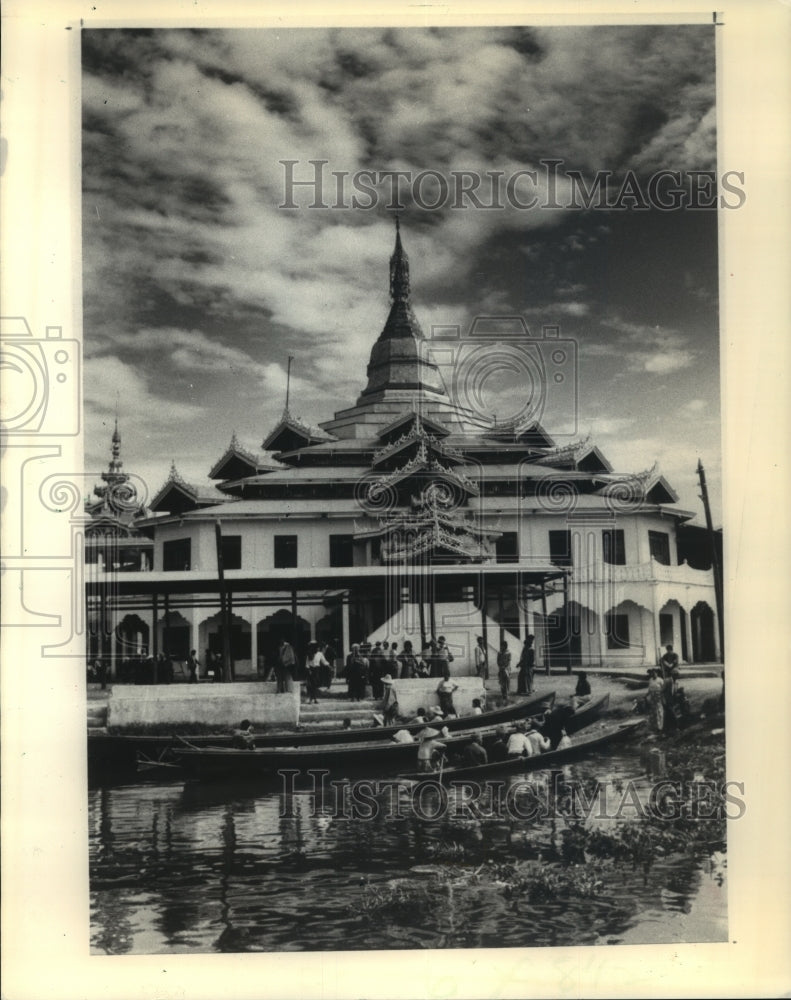 1987 Press Photo Phand-Daw-Oo Buddhist temple in Shan state - mjx22231- Historic Images