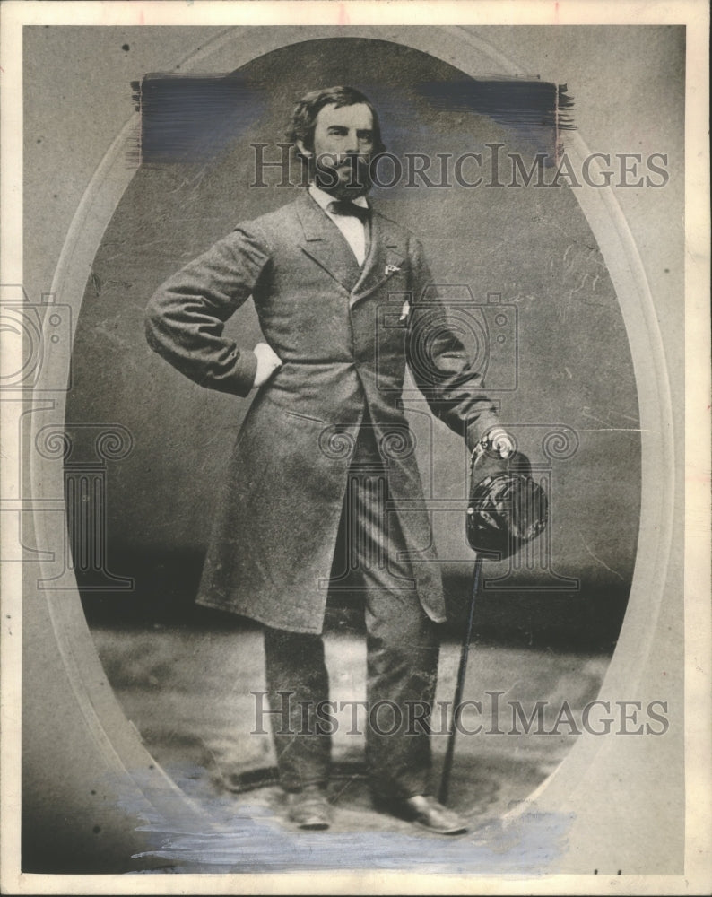 1950 Press Photo General Rufus King, militant and editor of Milwaukee Sentinel