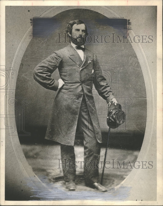 1950 Press Photo General Rufus King, militant and editor of Milwaukee Sentinel
