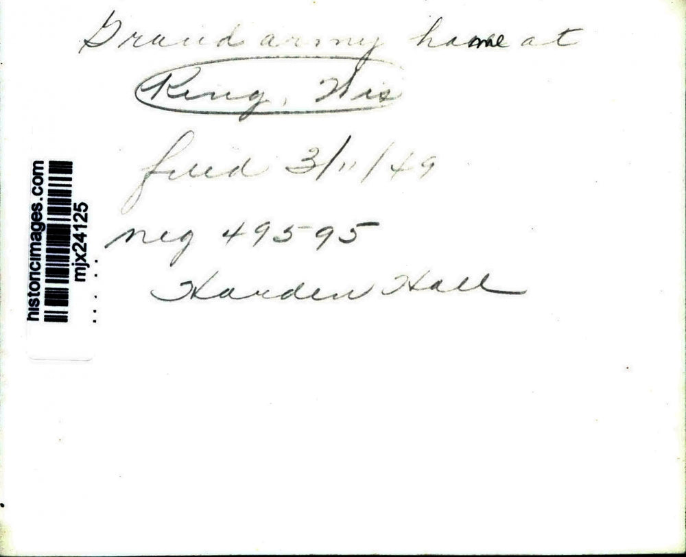 1949 Press Photo Karden Hall at Grand Army Home in King, Wisconsin - mjx24125