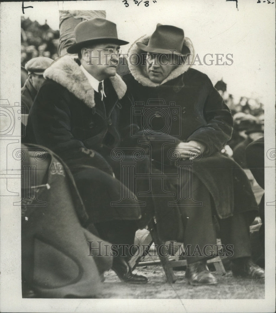 1931 Press Photo Murray and Taylor &quot;We can&#39;t make that mistake this half!&quot;- Historic Images