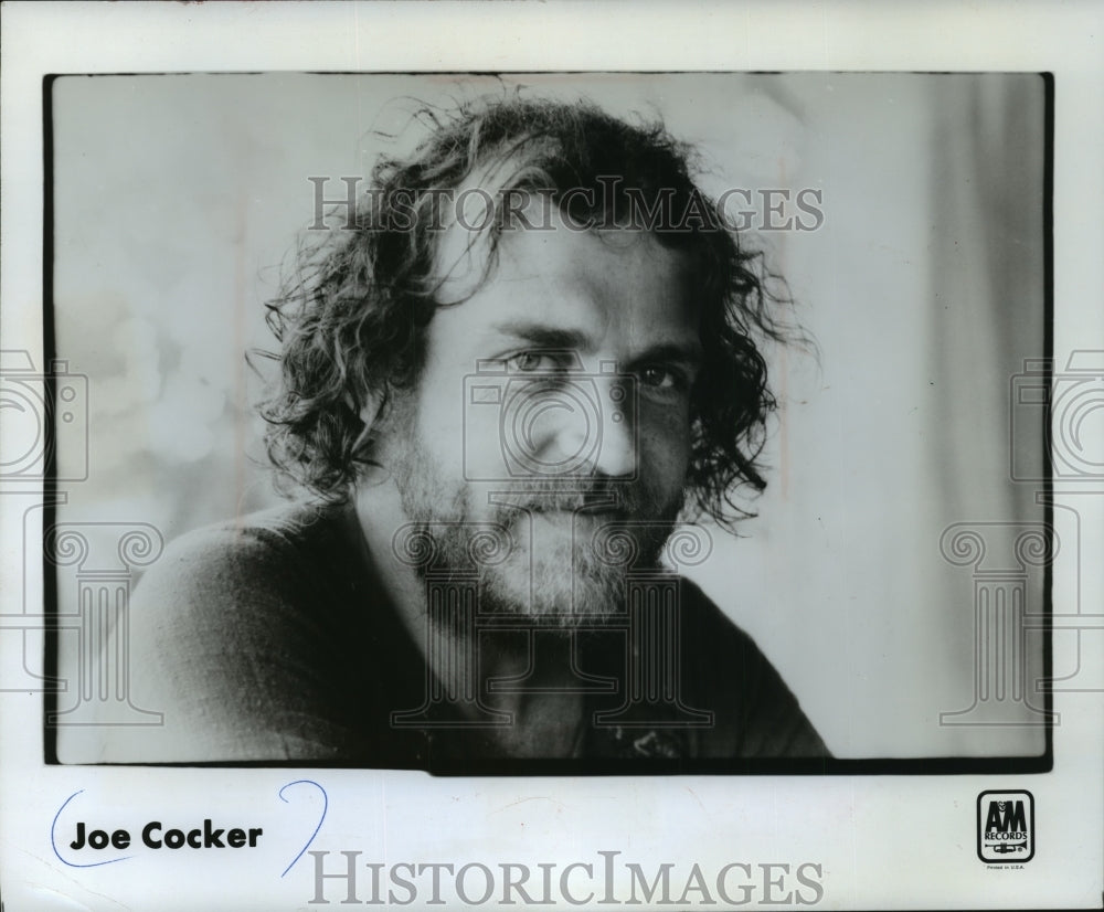 1980 Press Photo Joe Cocker-Gritty Voiced English Singer and Musician