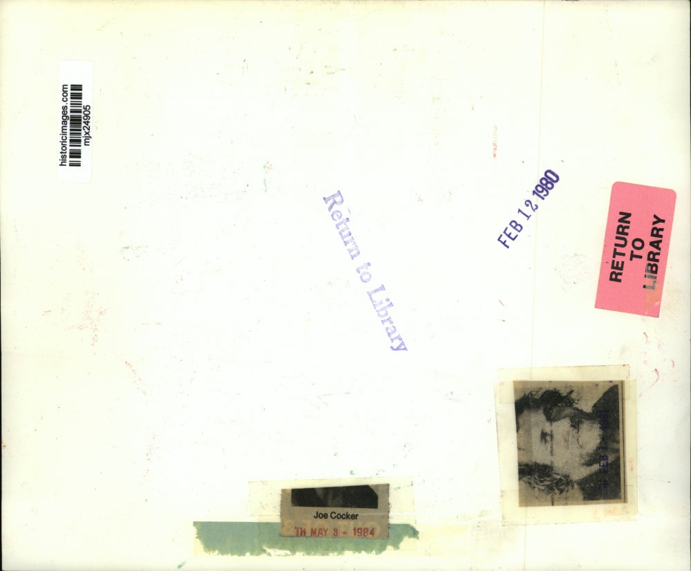 1980 Press Photo Joe Cocker-Gritty Voiced English Singer and Musician