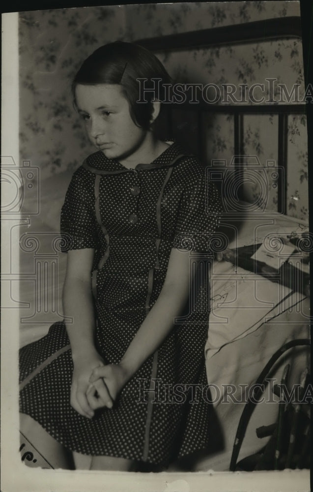 1936 Press Photo June Davis Disobedience May Have Saved Mother&#39;s Life- Historic Images