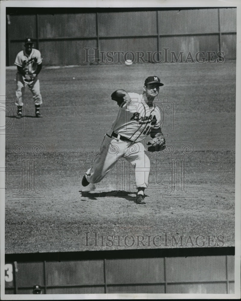 1956 Press Photo Bob Buhl of the Milwaukee Braves - mjx26086- Historic Images