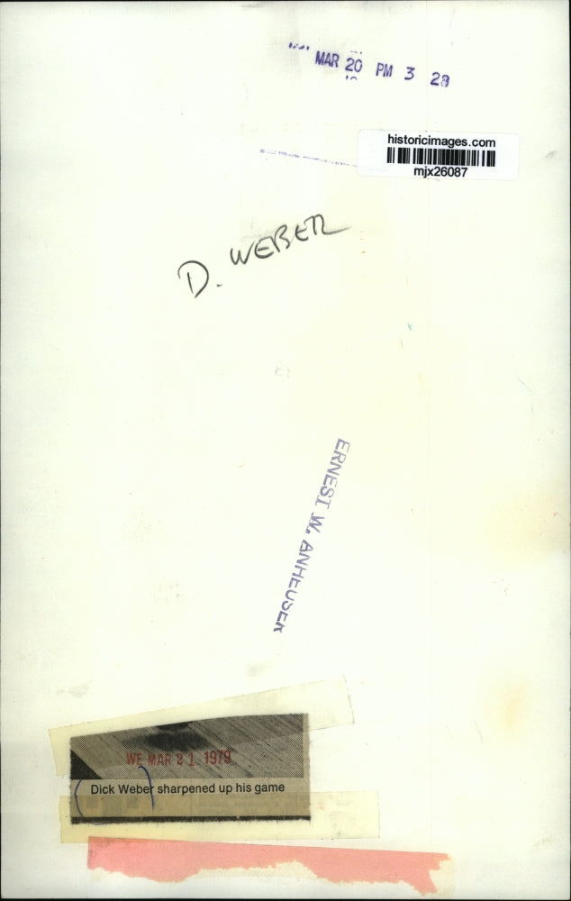 1979 Press Photo Dick Weber, Bowler, Sharpened up His Game - mjx26087