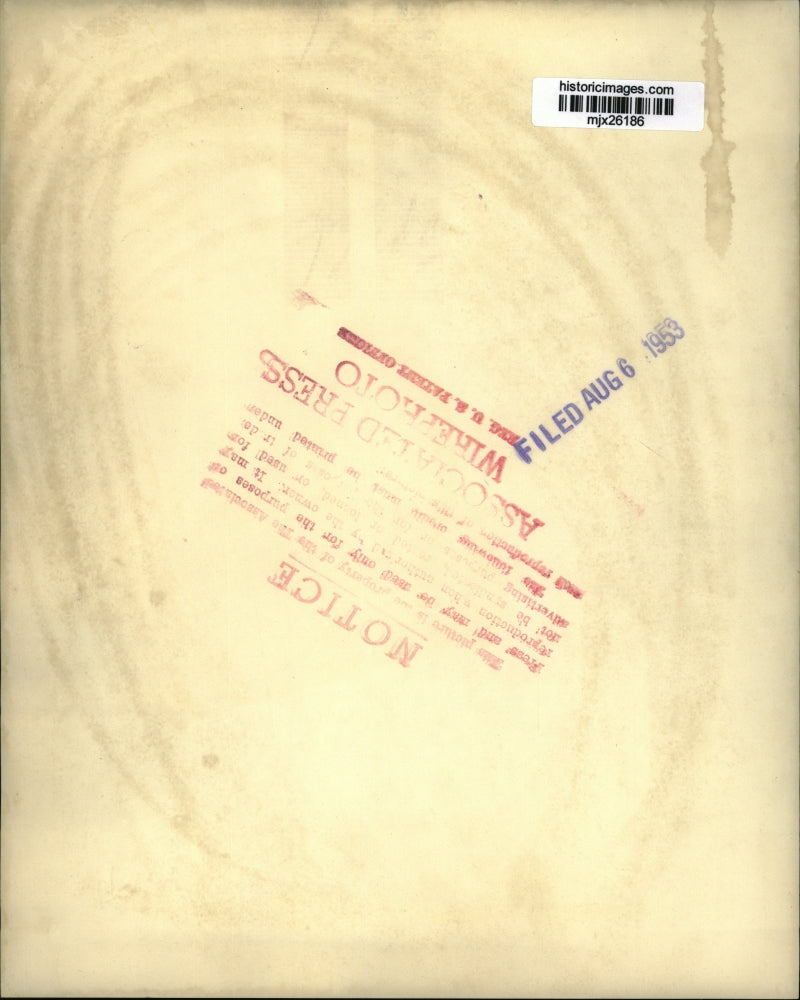 1953 Press Photo Evelyn Noel-Wife of North Korea Prisoner Frank Noel - mjx26186