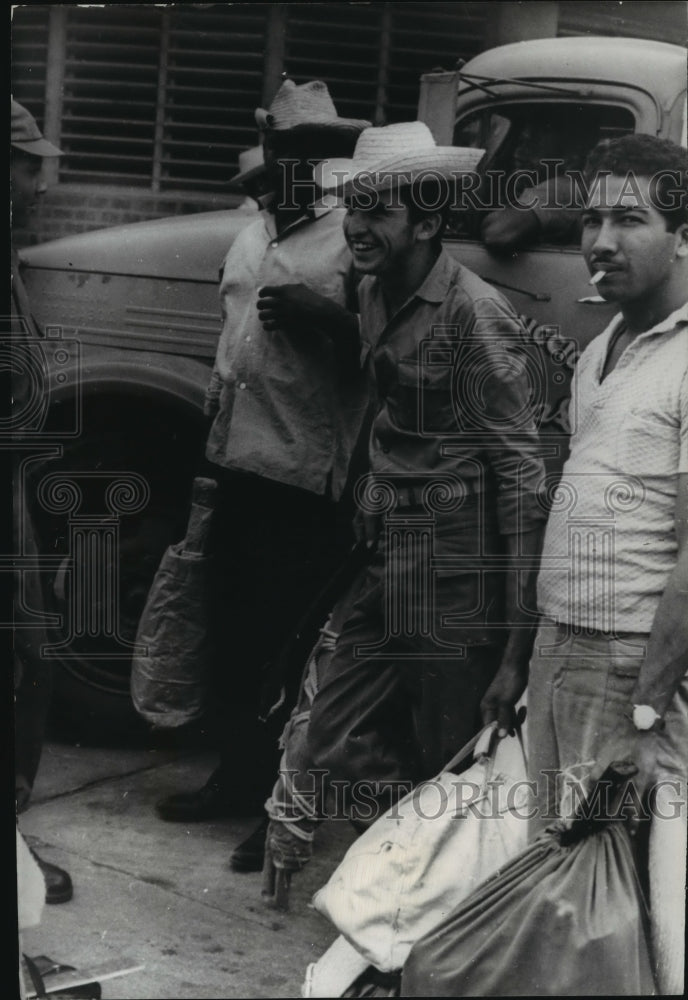 1966 Press Photo Marianao District of Havana, Cuba, Volunteers of Harvest- Historic Images