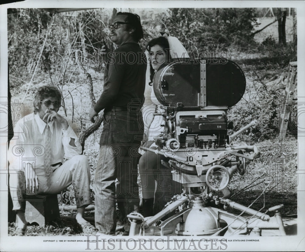 1969 Press Photo James Coburn and Lynn Redgrave in &quot;Blood Kin&quot;- Historic Images