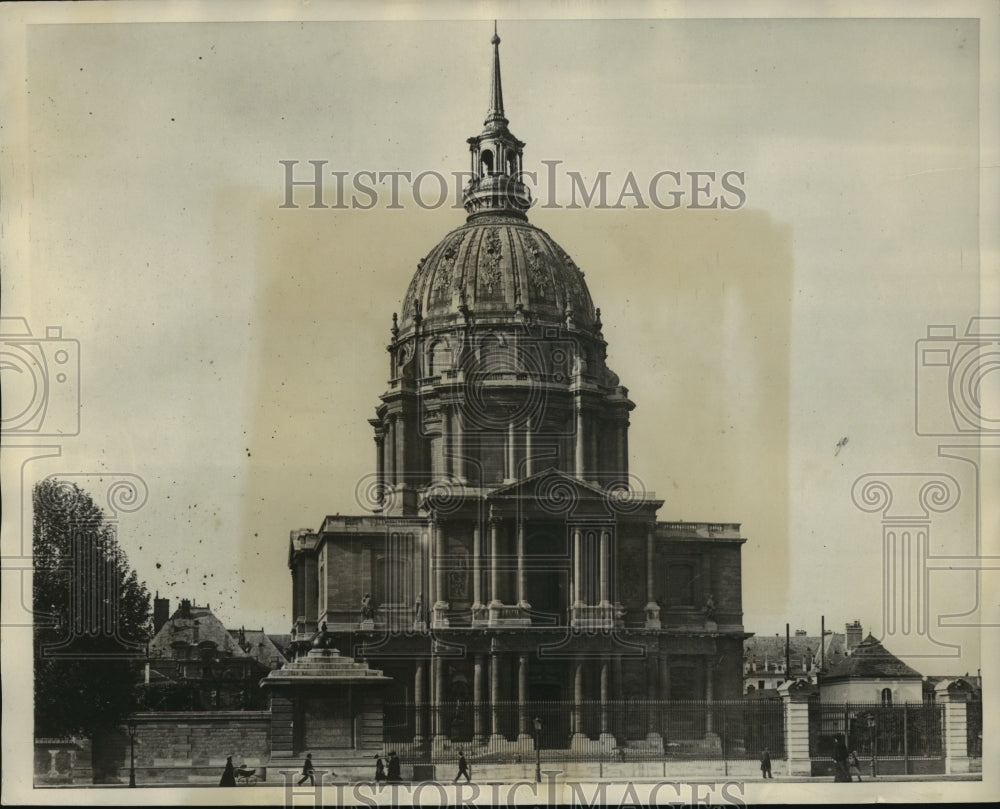 1929 Press Photo View of the Les Invalides Located in Paris, France- Historic Images