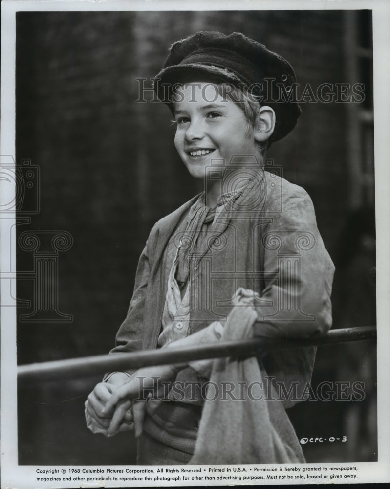 1968 Press Photo Mark Lester as Oliver in "Oliver!" - mjx27688- Historic Images