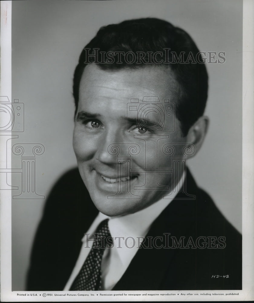 1951 Press Photo Howard Duff- Historic Images