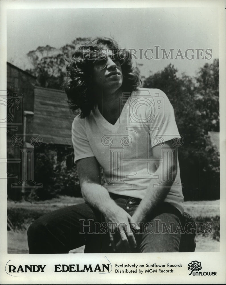 1971 Press Photo Randy Edelman, United States Singer- Historic Images