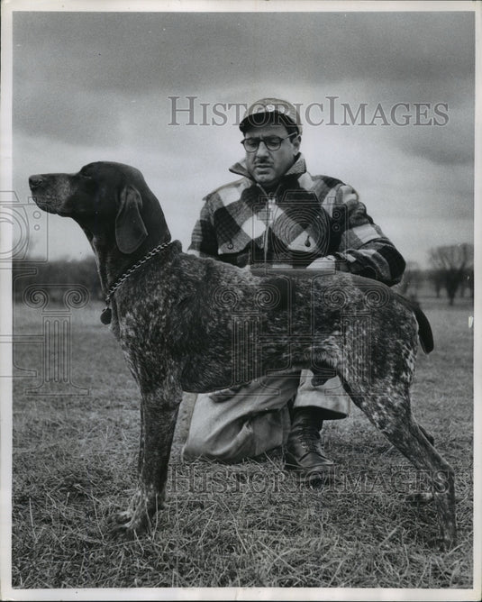Press Photo Wendheim's Fritz, Hunting Dog Brought From Germany - mjx27889