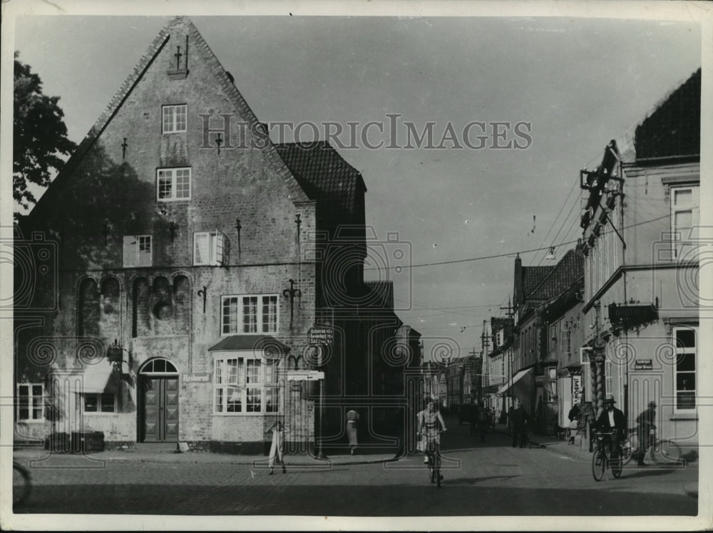 1944 Press Photo Aalborg, Biggest Town In Northern Denmark - mjx28006- Historic Images