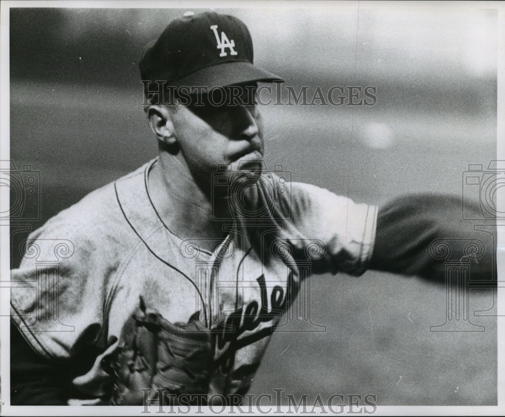 1959 Press Photo Baseball Player Johnny Podres of the Los Angeles Dodgers