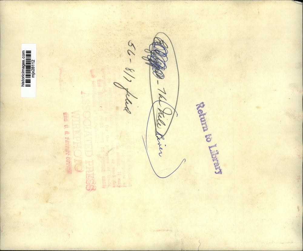 1956 Press Photo Nile River in Egypt, Site For Proposed Aswan High Dam