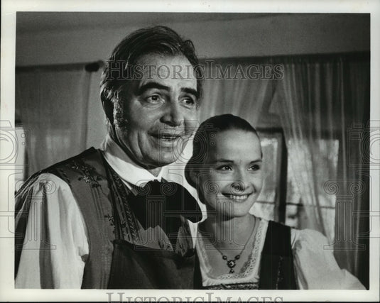 1969 Press Photo James Mason and Claudia Butenuth in "Silent Night" - mjx28233- Historic Images