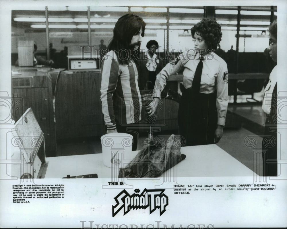 1983 Press Photo Harry Shearer and Gloria Gifford in "This is Spinal Tap"- Historic Images