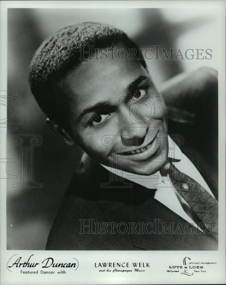 1971 Press Photo Arthur Duncan, Featured Dancer with Lawrence Welk - mjx28781- Historic Images