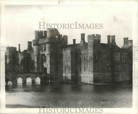 1946 Press Photo Greenwich Observatory at Hurstmonceux Castle in Sussex, England- Historic Images