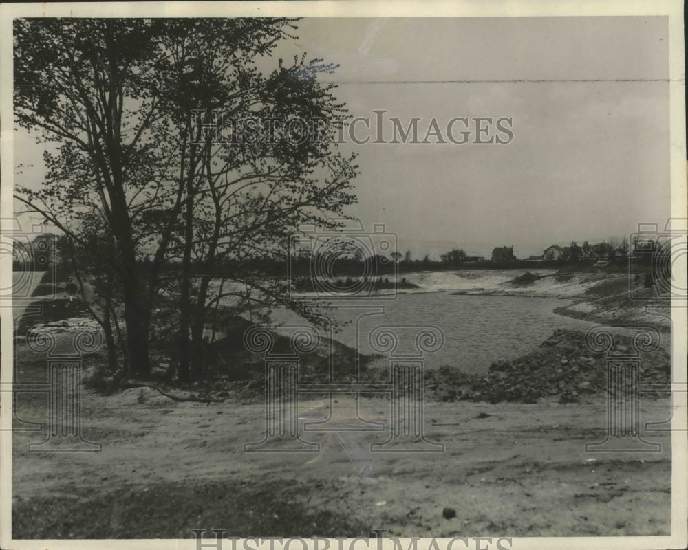 1932 Press Photo Estabrook Park on the Milwaukee River - mjx29322