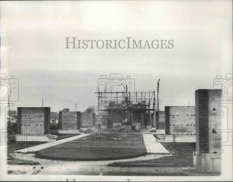 Load image into Gallery viewer, 1957 Press Photo Dunkirk Memorial to British Expeditionary Force, England
