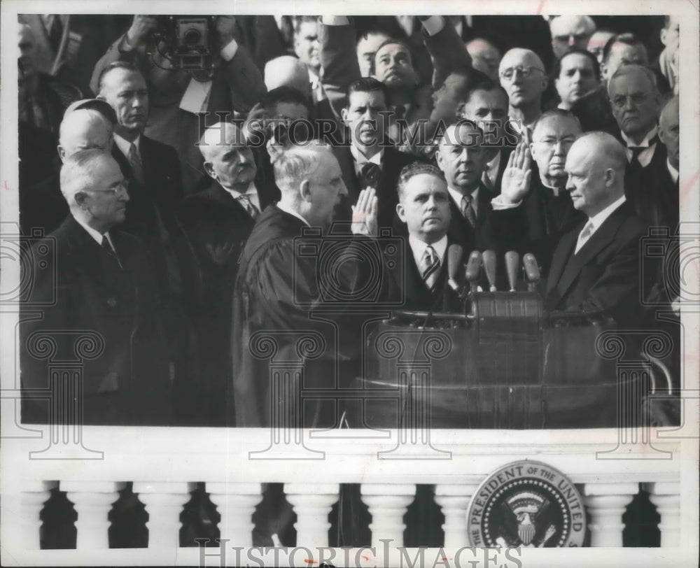 1953 Press Photo Inauguration of President Dwight David Eisenhower, D.C.- Historic Images