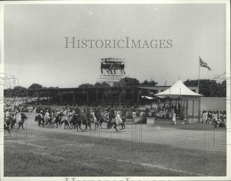 Load image into Gallery viewer, 1959 Press Photo Durbar, Held at Kaduna, Northern Nigeria - mjx29420
