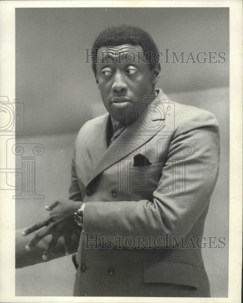 1970 Press Photo Comedian Godfrey Cambridge - mjx29721- Historic Images