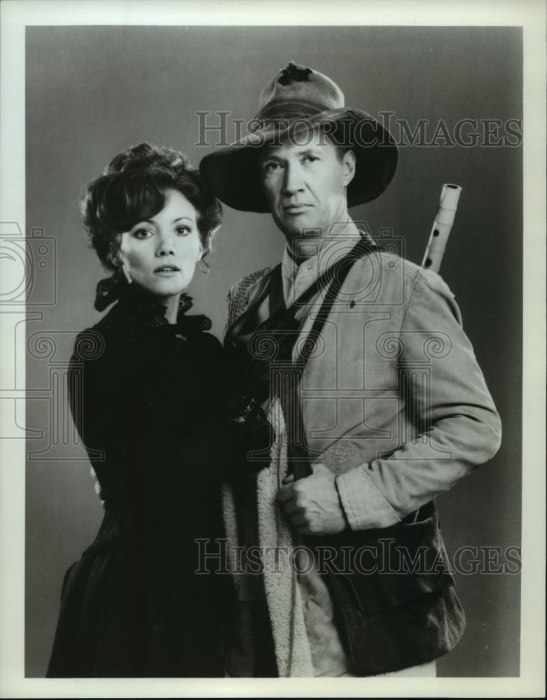 1986 Press Photo Kerrie Keane and David Carradine for KUNG FU: THE MOVIE- Historic Images
