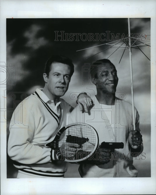 1986 Press Photo Robert Culp and Bill Cosby in "I Spy" - mjx30285- Historic Images