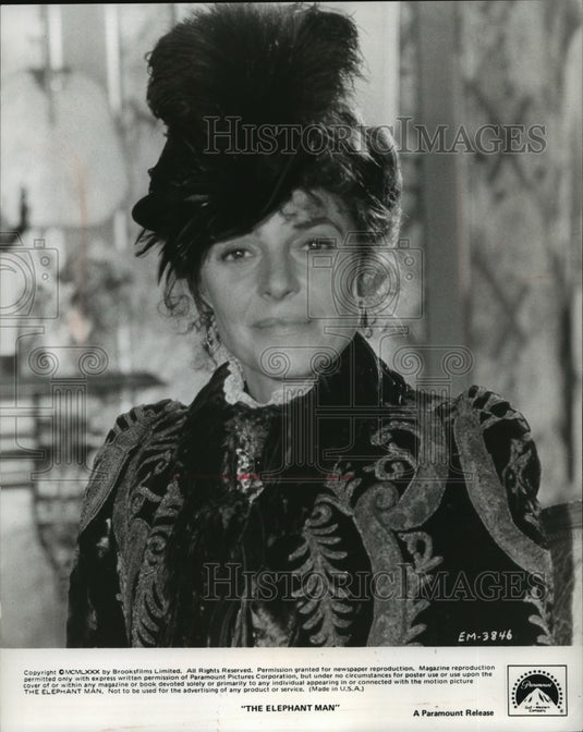 1980 Press Photo Anne Bancroft in "The Elephant Man" - mjx30379- Historic Images