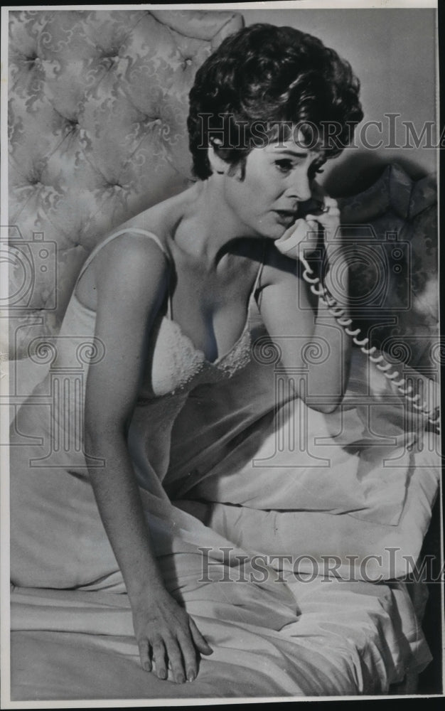 1963 Press Photo Emmy Winner Polly Bergen in the Movie "Move Over, Darling"