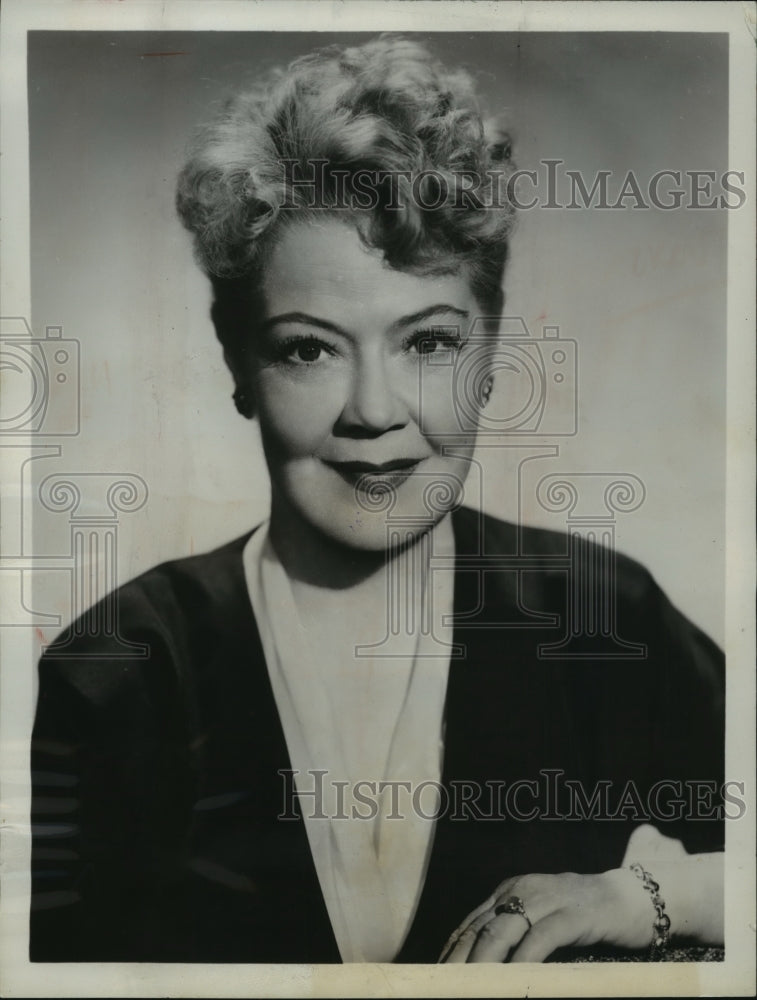 Press Photo Spring Byington Stars in &quot;December Bride&quot; - mjx31566