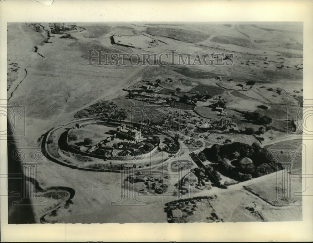 1935 Press Photo Aerial View of Makale, Ethiopia - mjx31695- Historic Images