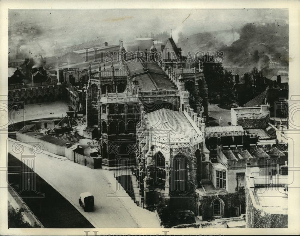 1936 Press Photo St. George&#39;s Chapel at Windsor, England - mjx31850