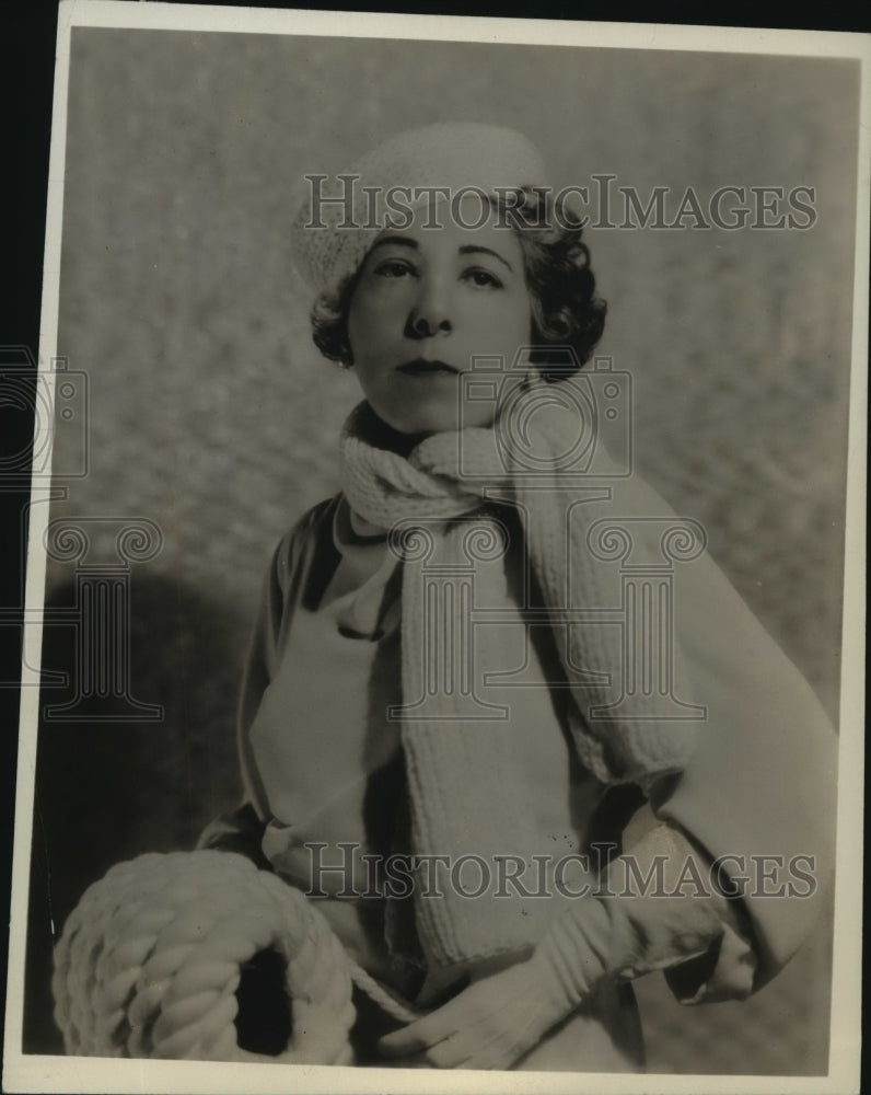 1935 Press Photo Edna Ferber, author - mjx32913- Historic Images