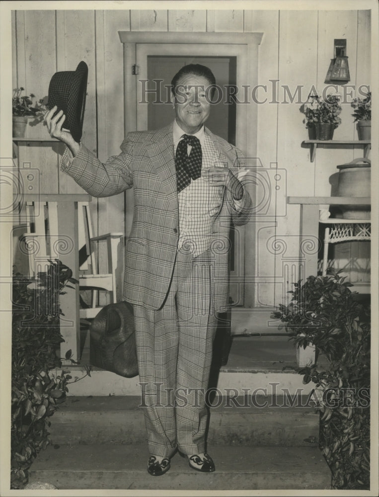 1963 Press Photo Jack Oakie, actor - mjx33975