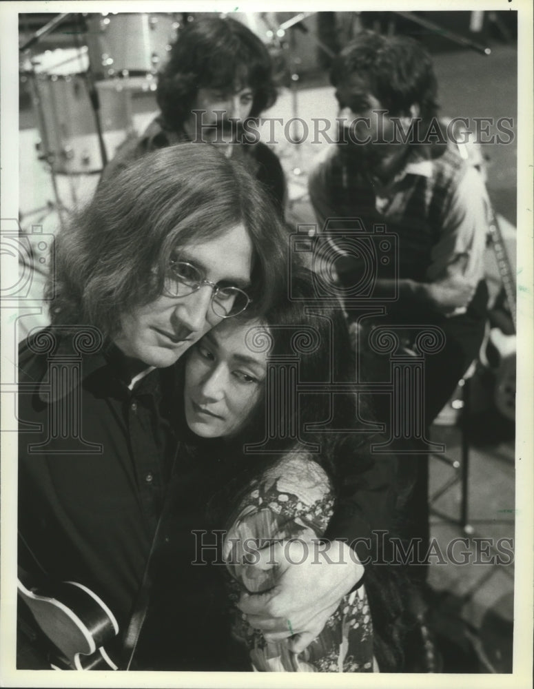 1985 Press Photo Cast of &quot;John and Yoko: A Love Story&quot; - mjx34070- Historic Images