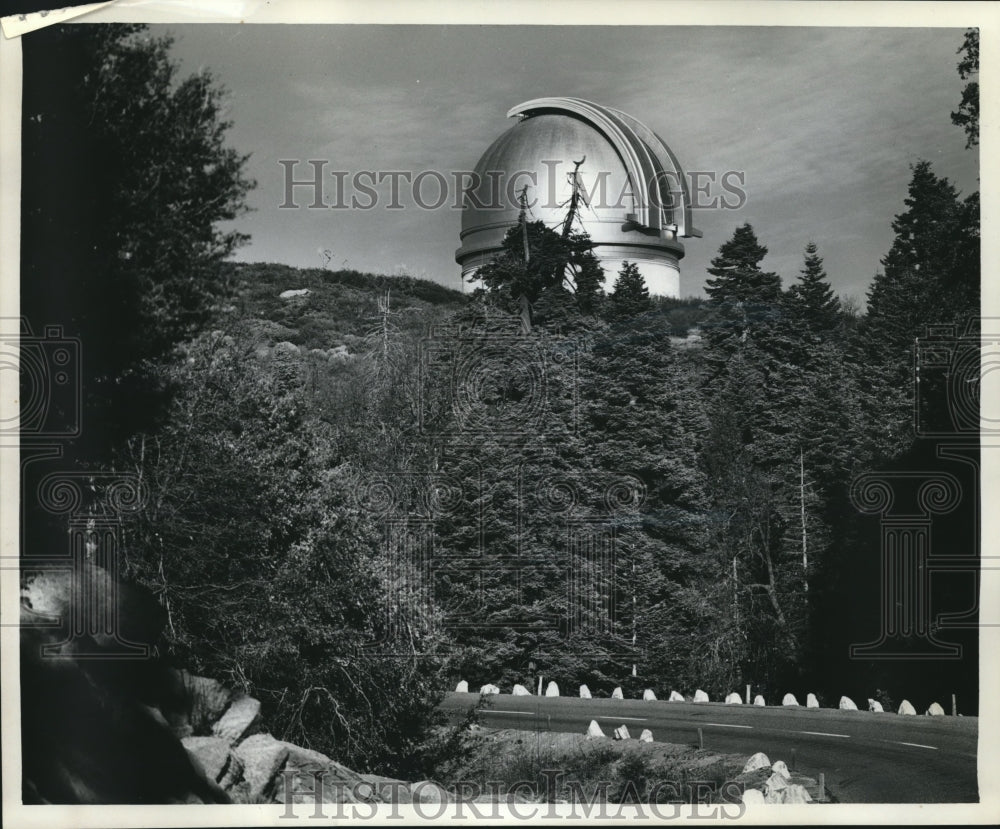 1953 Press Photo "Highway to the Stars" Leads to Palomar Observatory, California