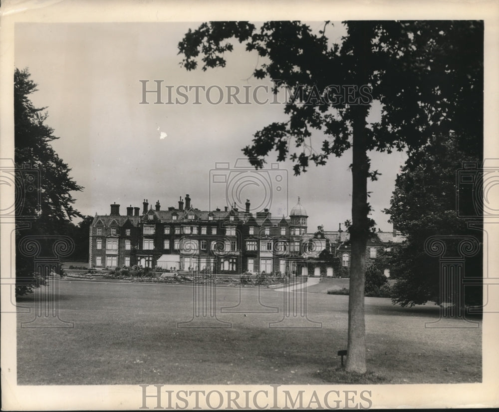 1948 Press Photo Sandringham House where Royal Family spends Christmas, England
