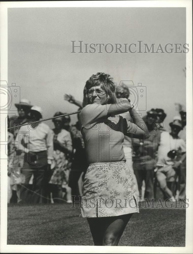 1976 Press Photo Professional Golfer Sandra Palmer - mjx35254- Historic Images